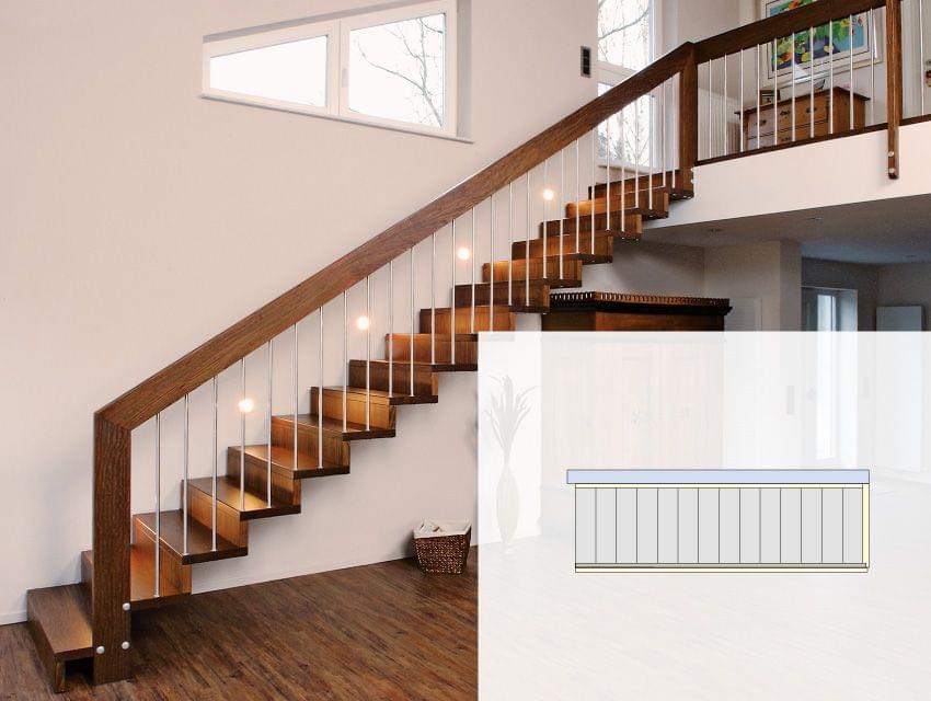 Un escalier quart-tournant avec plateforme, c'est possible
